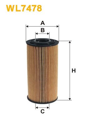 WIX FILTERS Масляный фильтр WL7478